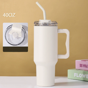 304 thép không gỉ hút Tumble cup công suất lớn xách tay chân không Flask xe Mug tùy chỉnh logo - Product Image 3