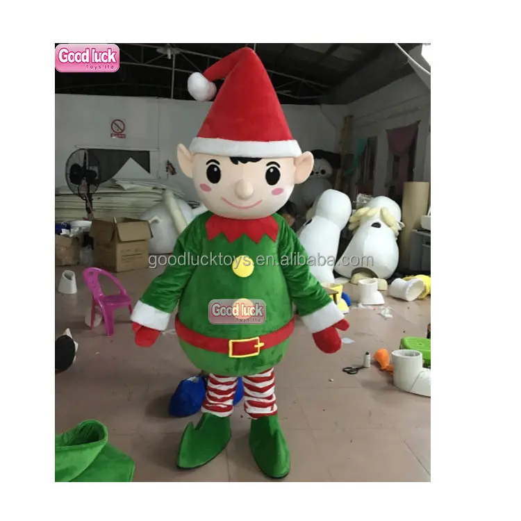 Yüksek kalite özel Elf maskot kostümleri fabrika/maskot takım elbise Unisex hayvan güçlü PVC branda çanta tamir kiti torba tarafından paketlenmiş