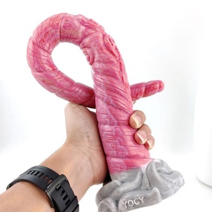 17.7inch Super Long Anal Plug Silicone Penis With Sucker Animal Dragon Monster <b>Dildo</b> Flexible Adult Sex Toys for Men - Product Image 4