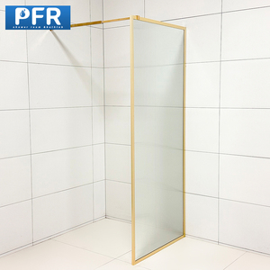 Mampara de Ducha Moderna de Vidrio Templado de 8 mm, Unidades Pequeñas sin Marco <span class=keywords><strong>para</strong></span> <span class=keywords><strong>Baños</strong></span> <span class=keywords><strong>Pequeños</strong></span> con Garantía de 5 Años - Product Image 2