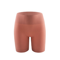 Culotte gainante taille haute amincissante pour femme, en coton/nylon polyamide, sans couture, fine, pour l'été, post-partum, effet ventre plat