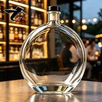 500ml 620g Kohlensäurehaltige Getränkeglasflaschen, Schwerer Boden Leerer Behälter mit Kronkorken, Großhandel für Getränkemarken
