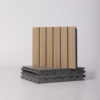 Vente directe usine – Panneau acoustique moderne rainuré en placage MGO, ignifuge et insonorisant, qualité écologique, garantie 3 ans