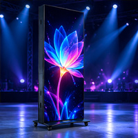 Afficheur LED pliable et étanche pour extérieur, signalétique numérique pour les événements et promotions des centres commerciaux.