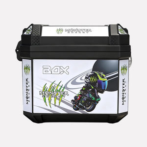 Boîte arrière universelle pour moto 45L & Bagages - <span class=keywords><strong>Top</strong></span> <span class=keywords><strong>case</strong></span> étanche en ABS pour les aventures de tourisme sportif, rénovation/mise à niveau - Product Image 4