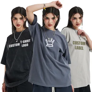 High Street-Stil T-Shirts Kurzarm Baumwoll-T-Shirt für Damen 100 % Baumwolle hochwertige benutzerdefinierte T-Shirts