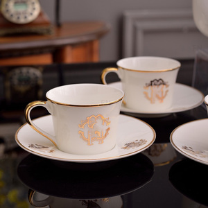 Service de table de luxe en porcelaine fine, best-seller, comprenant bols, assiettes et tasses minimalistes, origine Guangdong, décoration sous glaçure - Product Image 6