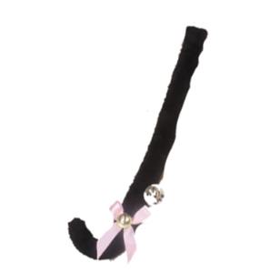 بيسينار آذان القط عصابة رأس وذيل جرس طوق مجموعة أزياء القط للنساء أذني القط الأسود ومجموعة الذيل اكسسوارات تأثيري - Product Image 6