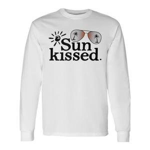 Maglietta a maniche lunghe Sun Kissed, abbigliamento estivo per vacanze al mare - Product Image 1