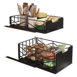 Multifunctional Stainless Steel Towel <b>Rack</b> for Kitchen Bathroom Standing Non-Folding Waterproof Modern Rectangle Double Tier - Product Image 2
