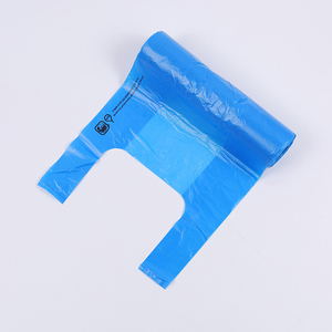 ถุงเสื้อยืด LDPE แบบกำหนดเอง ใช้ซ้ำได้ ย่อยสลายได้ทางชีวภาพ สำหรับช้อปปิ้งในซูเปอร์มาร์เก็ต - Product Image 5