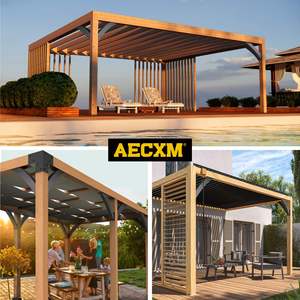 Fournisseur chinois, kits <span class=keywords><strong>de</strong></span> pergola en acier au carbone <span class=keywords><strong>de</strong></span> haute qualité, durables, faciles à assembler, logo personnalisable, revêtement en poudre, à construire soi-même - Product Image 5