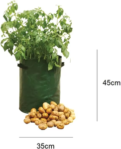Set di 3 Sacchi per Coltivazione Patate in Plastica da 10 Galloni con Manici Laterali per Pomodori, Fragole e Altri Giardinaggio - Product Image 2