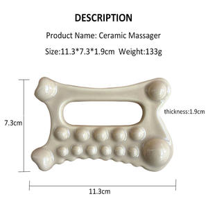 Peine Gua Sha de Cerámica Personalizable, Herramienta Multiusos de Forma Única para Raspado Corporal, Relajación Muscular Facial y Corporal - Product Image 6