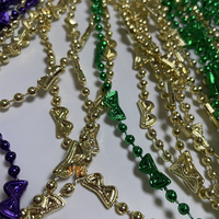 2024 nouveau collier en plastique Mardi Gras pour la décoration de fête de carnaval de Mardi Gras