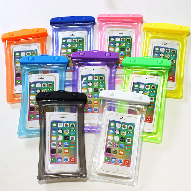Universal IPX8 Waterproof Phone Pouch Floating Dry Bag Transparent TPU Touch Screen Phone Case OEM Wholesale