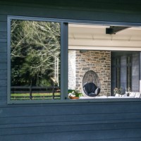 Fenêtres coulissantes en aluminium à rupture de pont thermique sur mesure, double vitrage, grand système coulissant horizontal pour maisons, matériaux de construction