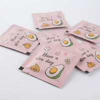 Échantillons Gratuits Lingettes Humides Personnalisées Écologiques Non-Tissées 15x20cm Emballées Individuellement