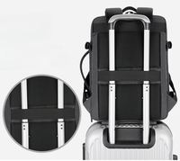 Mochila Unisex de gran capacidad para ordenador portátil, mochila de senderismo de negocios con Material Oxford impermeable para viajes al aire libre