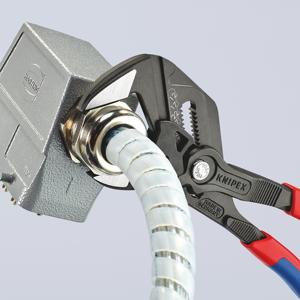 KNIPEX 86 02 250 <b>Pliers</b> <b>Wrenches</b> <b>pliers</b> and a <b>wrench</b> in a single tool with multi-component grips grey atramentized 250 mm - Product Image 3