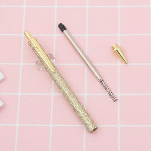 Bolígrafo metálico de alta calidad personalizado Bling Flash Light para bodas Selección multicolor para promoción Premium - Product Image 5
