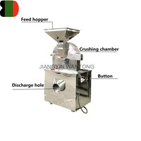 GY WF Acier inoxydable Amande Café Cacao Biscuit Moulin à poivre Moulin à broche Broyeur Machine à broyer