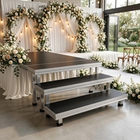 Plataforma de Escenario Pequeña de Aluminio con Escaleras