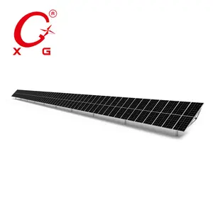 Inclinada único Eixo Solar PV Tracking System 200kW Smart Tracker Power Energia Limpa Geração de energia solar Automático Completo Inteligente