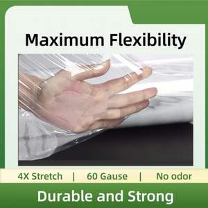 מותאם אישית שחור שקוף סרט סרט צילום 23 מיקרון 2 ק "ג ldpe מתיחה עטיפה - Product Image 2