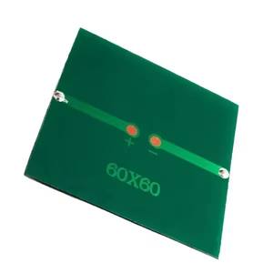 Personalizado 60x60mm 80mA 0.4W 0.45W 0.5W 5V 5.5V Mini PET resina epóxi policristalino DIY painéis solares para 3.7V bateria de carregamento - Product Image 2