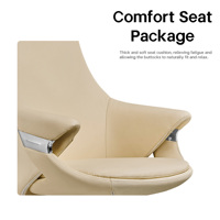 Chaise de bureau exécutive en cuir robuste, dossier haut, hauteur réglable, accoudoirs fixes rembourrés épais, pivotante, pour personnes de grande taille