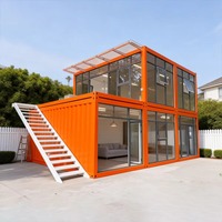 Maison conteneur préfabriquée écologique sur mesure, bâtiment modulaire pour la construction de bureaux, d'habitations et de commerces à l'étranger