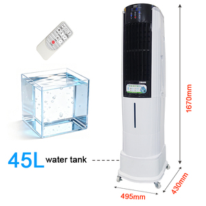 Venta Directa de Fábrica: Ventilador Enfriador de Aire Evaporativo de Nido de Abeja con Inversor de 180W, Bajo Consumo de Energía, Control Remoto y Temporizador de 24H - Product Image 4