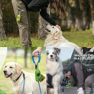 HuamaohengchunScented Rolls Leak-Proof Extra Thick Pet Waste Bags for Large Dogs and Puppy with Dispenser. - Product Image 5