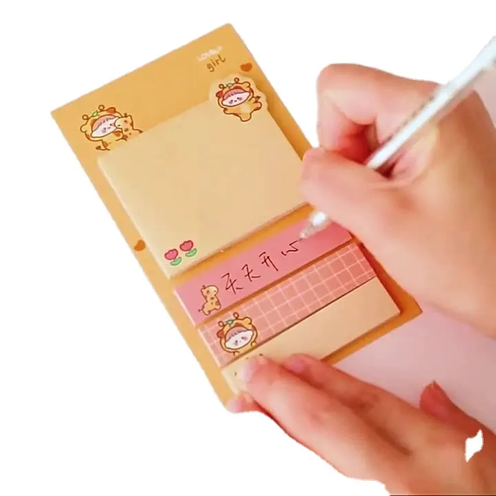 Nuova moda prodotti di promozione personalizzati Kawaii simpatico cartone animato nota adesiva Memopad nota adesiva