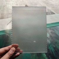 Feuille de polystyrène texturée à motif diamant, diffuseur en plastique PS