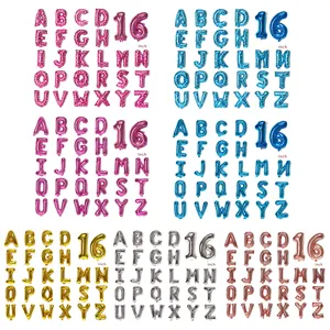 <span class=keywords><strong>Palloncini</strong></span> in Foil Dorato da 16 Pollici per Decorazioni di Feste di Compleanno, <span class=keywords><strong>Palloncini</strong></span> con Lettere Oro Rosa - Product Image 2