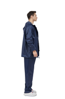 Imperméable de haute qualité imperméable costume Polyester PVC imperméable coupe-vent à capuche imperméable avec pantalon