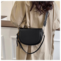 Bolso de Hombro/Bandolera de PU para Mujer, Estilo Lujoso y Ligero, con Correa Única, Diseño de Solapa Debajo del Brazo, de Alta Estética, para Uso Diario