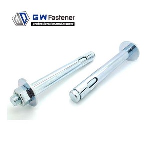 Bulloni Dynabolts M6 M8 M10 M12 M16 Zincati a Caldo con Dado e Rondella, Ancoraggi a Manicotto in Acciaio al Carbonio <span class=keywords><strong>per</strong></span> Applicazioni su Calcestruzzo - Product Image 5