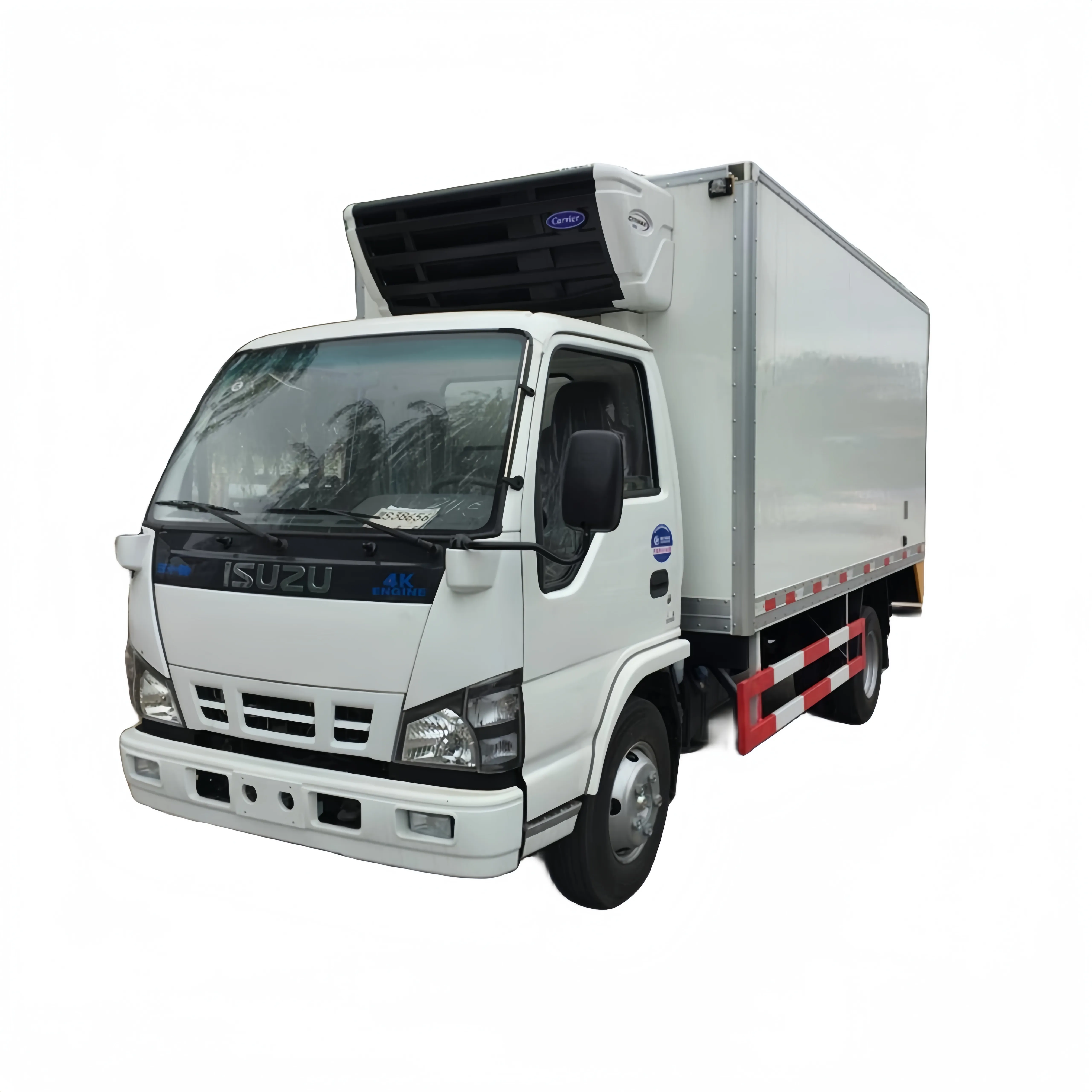 Satılık yeni ve kullanılmış ISUZU 600P soğutma bölmeli kamyon Mini soğutmalı kamyon