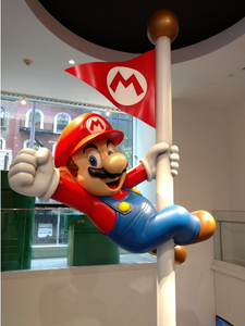 Estatua de Mario <span class=keywords><strong>Bros</strong></span> Personalizada, Estatua de Mario de Resina, Artesanías de Mario <span class=keywords><strong>Bros</strong></span> de Resina para Decoración de Centros Comerciales - Product Image 5