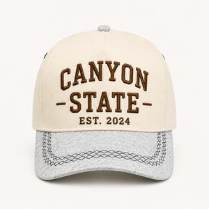 Custom Logo 5 Panels Freedom Style Color Matching Cotton Retro Snapback God Is Good Baseball Hat With Wave Point Brim - Product Image 4