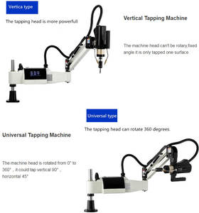 Máquina Roscadora Automática Eléctrica de Brazo Flexible de Alta Velocidad y Potencia, M3 M16 M24 M36 M42 M48 - Product Image 5