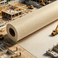 Rete in Fibra di Vetro per Progetti Edili, Rete in Fibra di Vetro Geotessile o Rete in Fibra di Vetro per Materiali da Parete, Rete in Fibra di Vetro