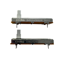 Potentiomètre push-pull mélangeur Fader coulissant Potentiomètre mono 1K/2K/5K/10K Longueurs de déplacement 20mm/30mm/45mm pour amplificateur SVR02
