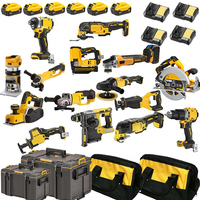Kit d'outils électriques professionnels ZEALEE 18V 20V avec clé à chocs électrique, pioche et boîte à outils - Batterie au lithium