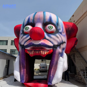 Túnel de payaso inflable de gran oferta de fábrica para actividad de <span class=keywords><strong>circo</strong></span>, accesorio de túnel de cabeza de payaso inflable personalizado para fiesta de Halloween - Product Image 6