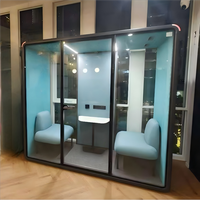Cabine de bureau insonorisée facile à installer pour la maison ou le bureau, idéale pour les réunions et l'enregistrement