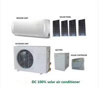 Climatiseur solaire Hor Sale 9000-24000 BTU climatiseur hybride à énergie solaire split facile contrôlé par Wifi